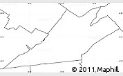 Blank Simple Map of ZIP code 07066, no labels