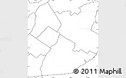 Blank Simple Map of ZIP code 07076, no labels