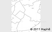 Blank Simple Map of ZIP code 07076