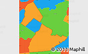 Political Simple Map of ZIP code 07076
