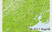 Physical Map of ZIP code 07081