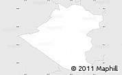 Silver Style Simple Map of ZIP code 07081