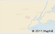Classic Style 3D Map of ZIP code 07083, single color outside
