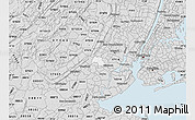 Silver Style Map of ZIP code 07083