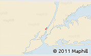 Classic Style 3D Map of ZIP code 07086, single color outside