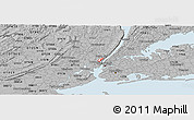 Gray Panoramic Map of ZIP code 07087