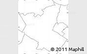 Blank Simple Map of ZIP code 07090, no labels