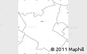 Blank Simple Map of ZIP code 07090