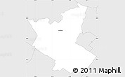 Silver Style Simple Map of ZIP code 07090