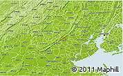 Physical 3D Map of ZIP code 07092