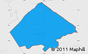 Political Simple Map of ZIP code 07092, single color outside, borders and labels