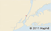 Classic Style 3D Map of ZIP code 07093, single color outside