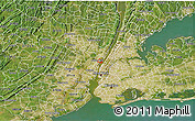Satellite 3D Map of ZIP code 07093