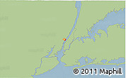 Savanna Style 3D Map of ZIP code 07093, single color outside
