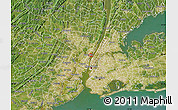Satellite Map of ZIP code 07093