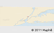 Classic Style Panoramic Map of ZIP code 07093, single color outside