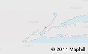 Silver Style Panoramic Map of ZIP code 07093, single color outside