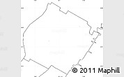 Blank Simple Map of ZIP code 07093, no labels