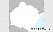 Gray Simple Map of ZIP code 07093