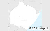 Silver Style Simple Map of ZIP code 07093