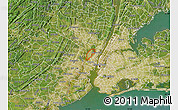Satellite Map of ZIP code 07094