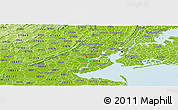 Physical Panoramic Map of ZIP code 07201