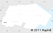 Silver Style Simple Map of ZIP code 07201