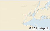 Classic Style 3D Map of ZIP code 07202, single color outside