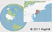 Savanna Style Location Map of ZIP code 07202, highlighted country, highlighted state