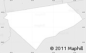 Silver Style Simple Map of ZIP code 07203