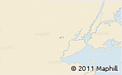 Classic Style 3D Map of ZIP code 07204, single color outside