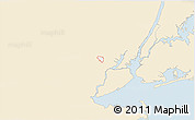 Classic Style 3D Map of ZIP code 07205, single color outside