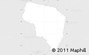 Silver Style Simple Map of ZIP code 07205