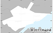 Gray Simple Map of ZIP code 07206