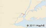 Classic Style 3D Map of ZIP code 07304, single color outside
