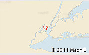 Classic Style 3D Map of ZIP code 07305, single color outside