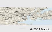 Classic Style Panoramic Map of ZIP code 07305