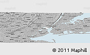 Gray Panoramic Map of ZIP code 07305