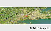 Satellite Panoramic Map of ZIP code 07305
