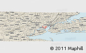 Shaded Relief Panoramic Map of ZIP code 07305