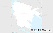 Silver Style Simple Map of ZIP code 07305
