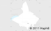 Silver Style Simple Map of ZIP code 07306