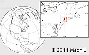 Blank Location Map of ZIP code 07310