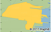 Savanna Style Simple Map of ZIP code 07310