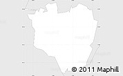 Silver Style Simple Map of ZIP code 07420