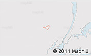 Silver Style 3D Map of ZIP code 07424, single color outside