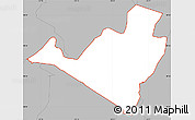 Gray Simple Map of ZIP code 07424