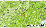 Physical 3D Map of ZIP code 07430