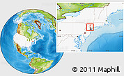 Physical Location Map of ZIP code 07430, highlighted country, highlighted county