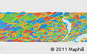 Political Panoramic Map of ZIP code 07430
